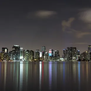 Downtown Miami view from the Rusty Pellican