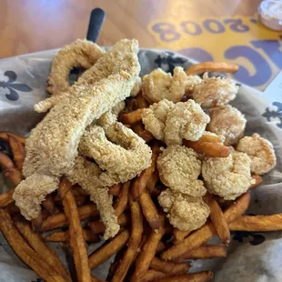Fish and Shrimp Basket
