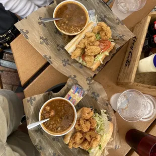 Gumbo &amp; Half Sandwich Combo