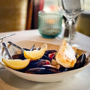 Steamed clam and mussels