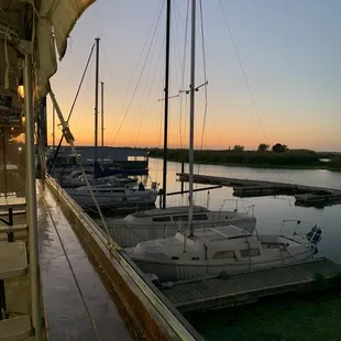 Gorgeous views at the docks