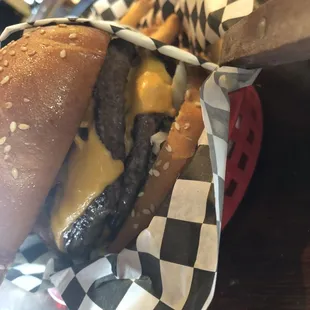 Double bacon cheeseburger