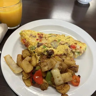 My omelette was really good.