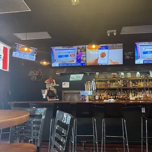 View of the bar