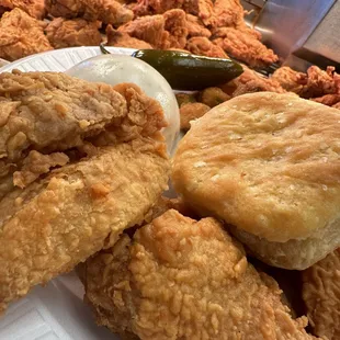 Chicken dinner with jalapeño