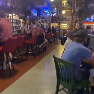 people sitting at the bar