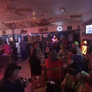 Live music on the weekends