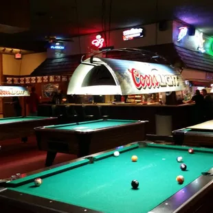 Shot a couple games of pool last night at Rusty's. Love this place!
