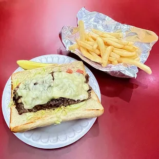 Cheesesteak, Fries