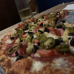 pizza, food