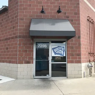 Rear entrance