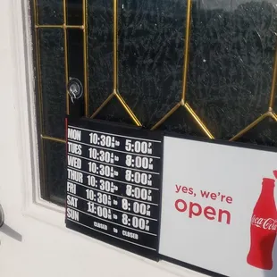 Hours may not match what&apos;s posted