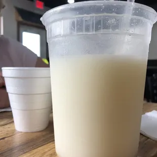 Coconut lemonade. Delish!