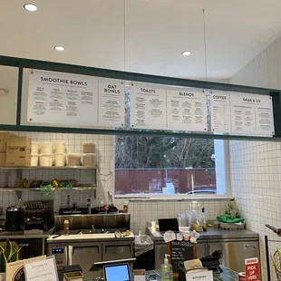 Menu board