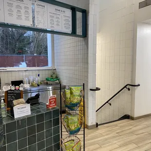 a view of the counter