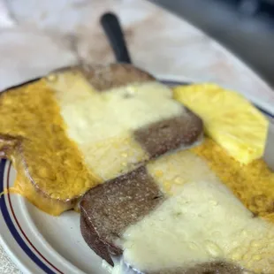 Grilled Cheese Bread. Comes with Indian grain bread