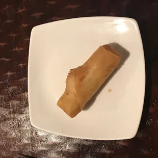 a piece of food on a plate