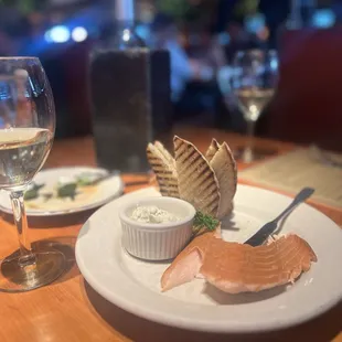 Salmon appetizer