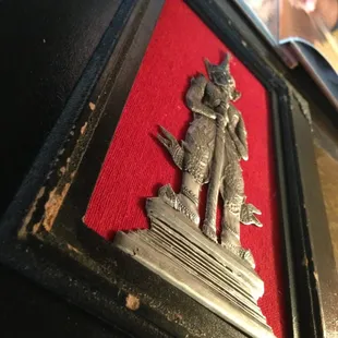the menu cover