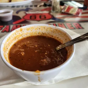 Homemade tomato soup