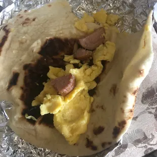 Bacon & Egg Taco