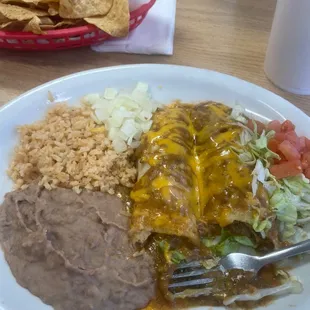 Verde Chicken Enchiladas