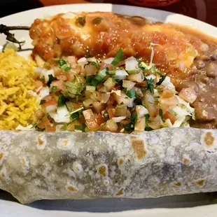 El Paso combination: Beef Taco Al Carbon and Cheese Chile Relleno