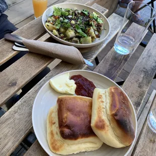 Rolls &amp; potato salad, 6/2022