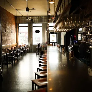 a view of the bar from the bar