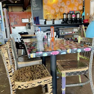 View of dining space