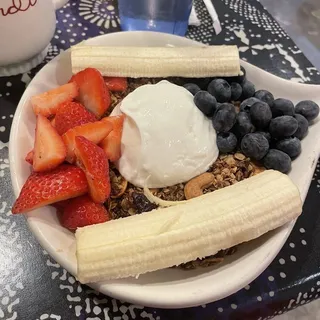 Fruit and Granola Banana Split
