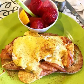 Salmon Avocado Benedict