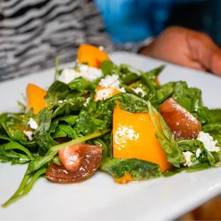 a plate of salad