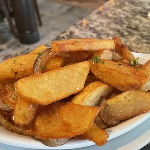 Lyonnaise potatoes- but really just darn good French fries