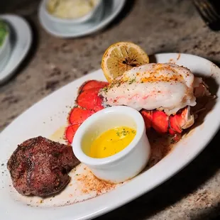 6oz filet with lobster