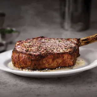 a steak on a plate