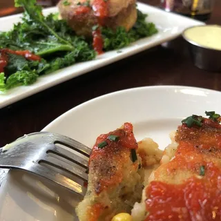 Grilled Corn Risotto Cakes