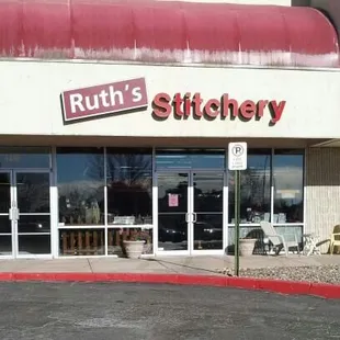 From the parking lot.