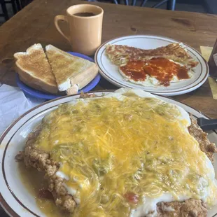 Chicken Fried Steak &amp; Eggs