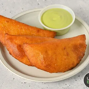 Plant based ground beef (TVP) empanadas