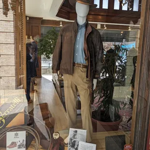 The very popular Indiana Jones window. Come get outfitted today!