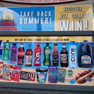 a sign advertising a summer sale