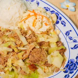 Kalua and Cabbage plate