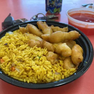 L8. Sweet and Sour Chicken Lunch Special