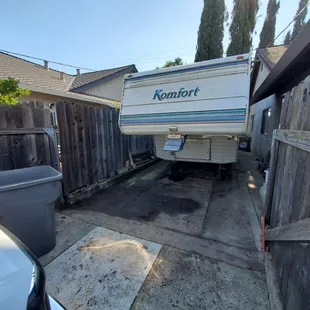 Trailer had been sitting for at least 8 years.