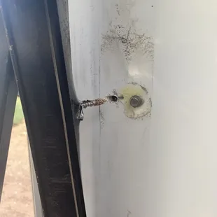 Thankfully there was no damage to the body.