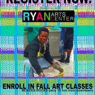 Fall Arts Classes at Ryan Arts Center