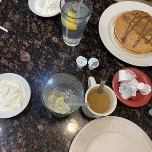 Chocolate chip pancakes