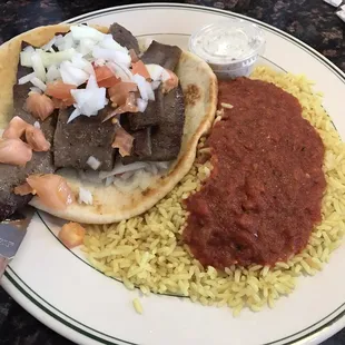 Gyro platter