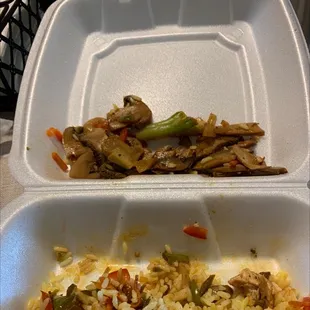 Glad I ordered no mushrooms!!